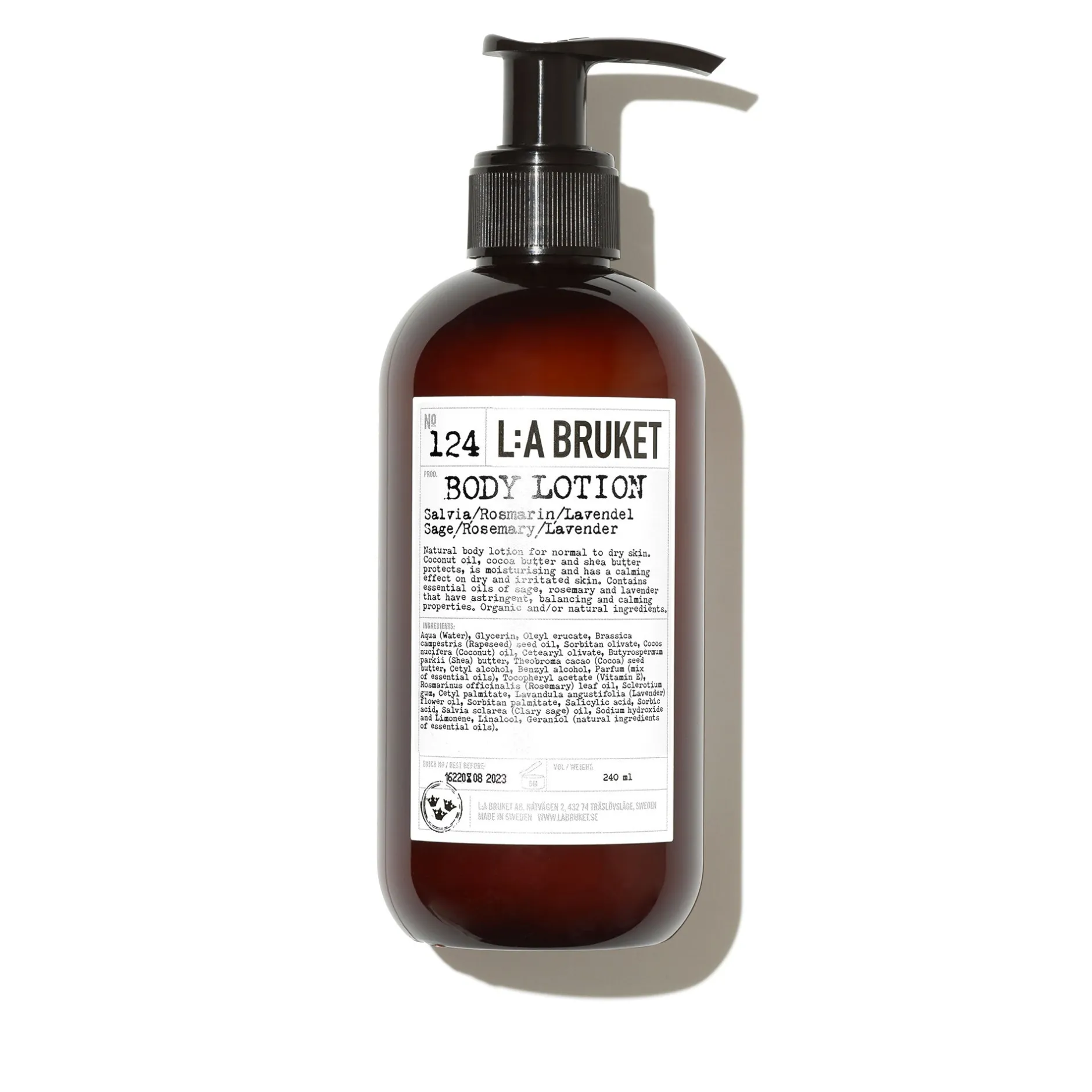 Soins Hydratants*L:a Bruket Body Lotion Lait Corps Sauge Romarin Lavande 124